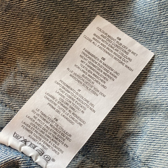 CLOSED Women's Chenoa Mid Blue Jean Jacket Size XS - Picture 10 of 16